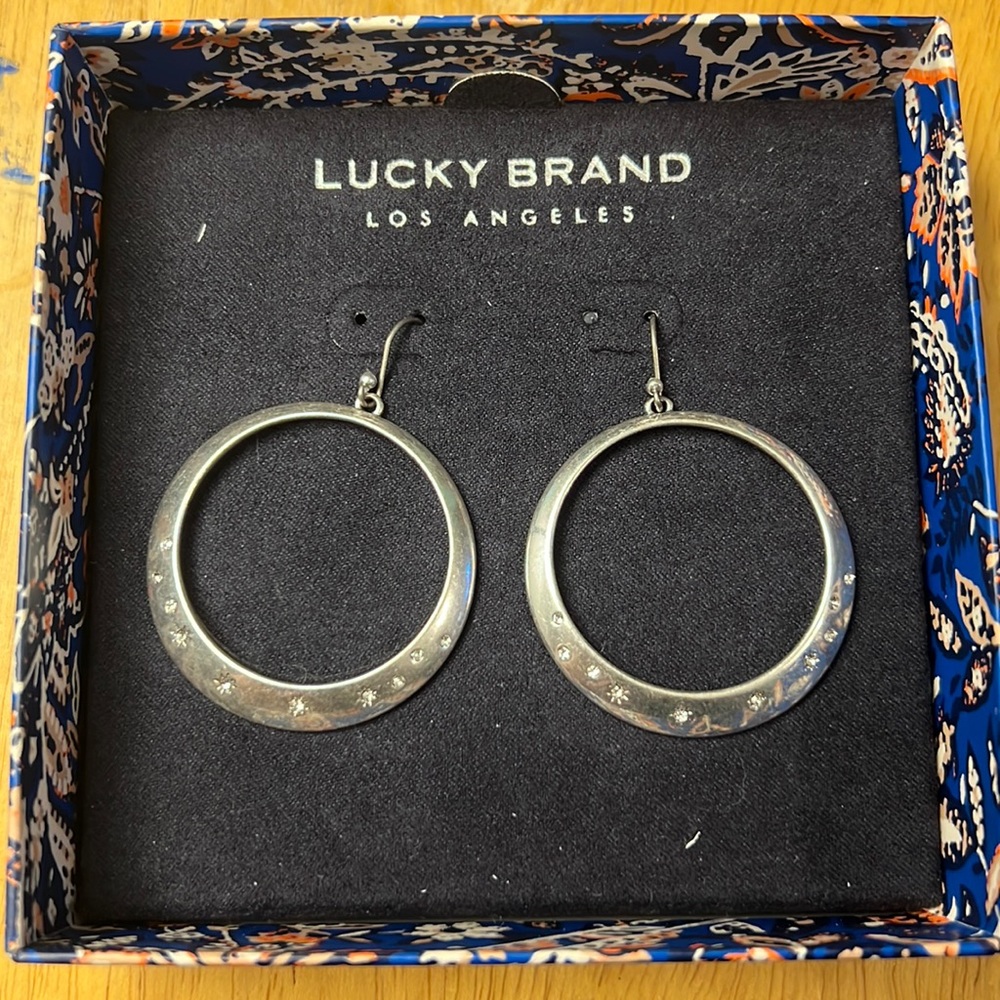 Lucky Brand Los Angeles Hoop Earrings